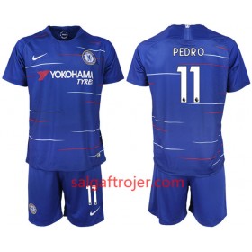 Chelsea Fodboldtrøjer PEDRO 11 Børn Hjemmebanesæt 2018/19 Kort ærmer